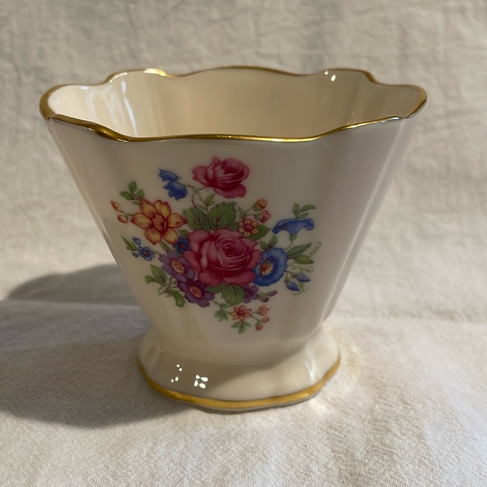 Lenox small floral vase